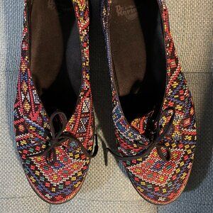 *RARE* Dr. Martens Morada Woman Size 10 US L Multicolor Woven Lace-Up Shoes